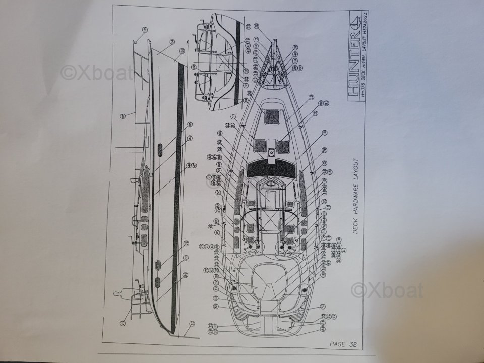 Velero usado HUNTER 37.6